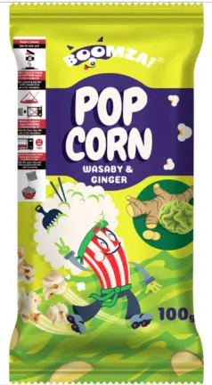 BOOMZA Microwave palm with wasabi and ginger flavor 100 g (1x20)