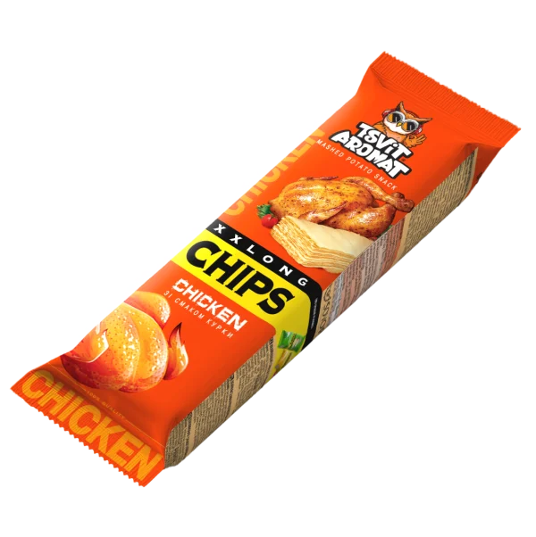 Patatas chips largas con sabor a pollo 70 g