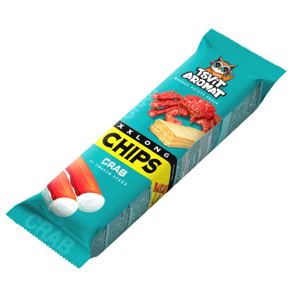 Patatas chips largos con sabor a cangrejo 70 g