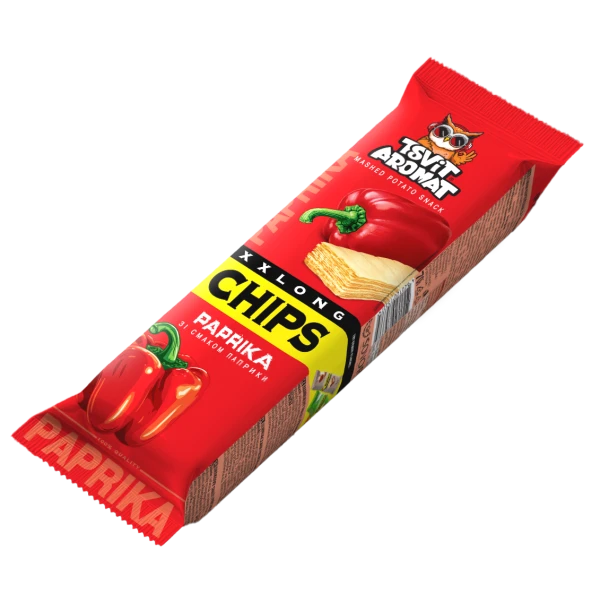 Patatas chips largos con sabor a pimentón 70 g