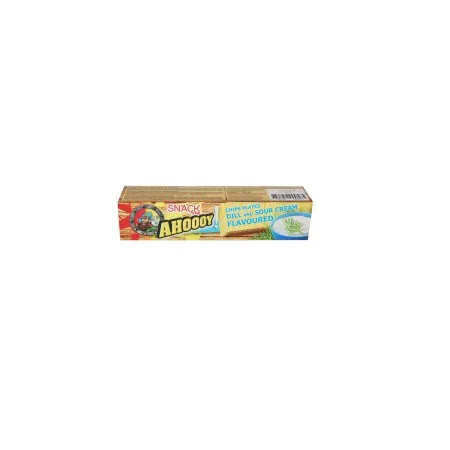 Chips en láminas "AHOOOY!" con sabor a Eneldo y Crema Agria, 75 g (1 × 48).